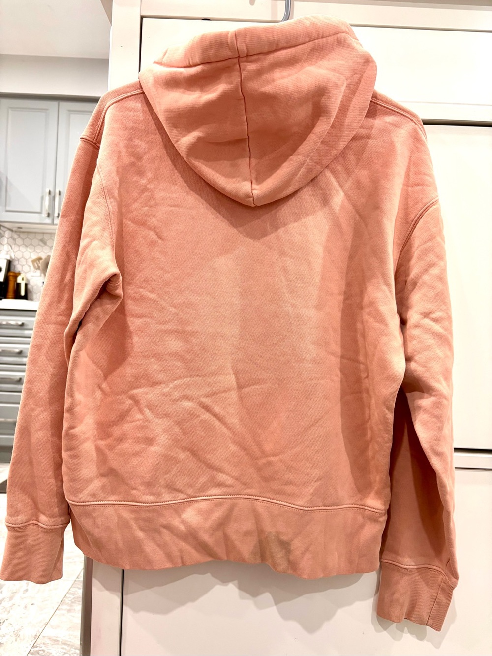 Acne Studios Ferris Face Hoodie Size Large Pink Salmon Peach Size S - Picture 3 of 6